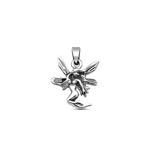 Silver Oxidized Angel Pendant/จี้นางฟ้าเงินออกซิไดซ์