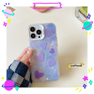 ✨จัดส่งภายใน 24 ชม✨เคสไอโฟน12 13 14 Pro For 11 ความนิยม แฟชั่น เรียบง่าย รูปหัวใจ ระดับสูง สาวน่ารักหัวใจ การป้องกันการต