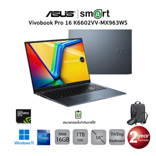 Asus Vivobook Pro 16 K6602VV-MX963WS Asus i9-13900H/16GB/1TB/RTX4060/16"/Win11 (Quiet Blue)