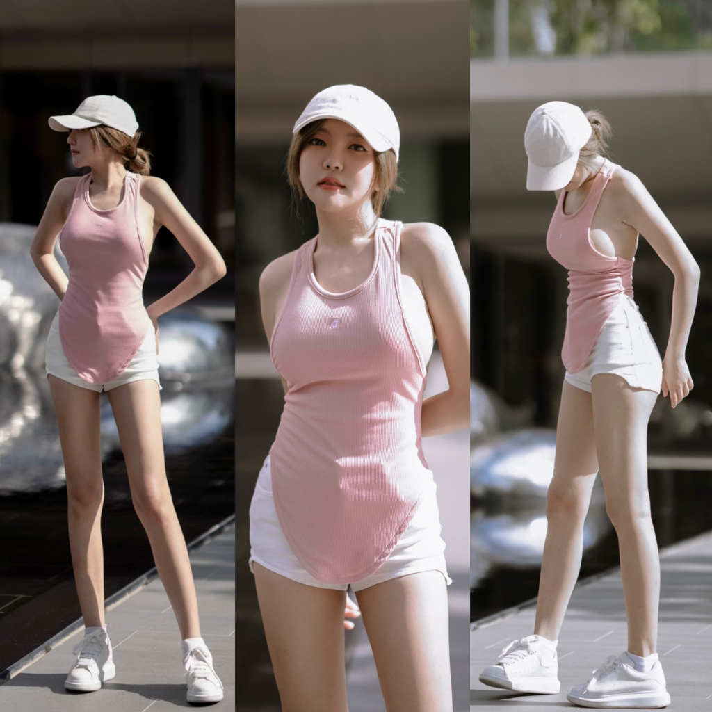 เสื้อกล้ามตัวยาว เว้าหลัง รุ่น Ivy top