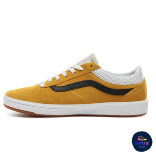 [ของแท้ ส่งฟรี จากไทย] VANS CRUZE CC - (VINTAGE SUEDE) MANGO MOJITO/BLACK