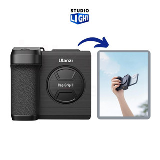 Ulanzi CG01/ CG02 Bluetooth Smartphone CapGrip II ด้ามจับ สำหรับถ่ายรูปกับมือถือ มาพร้อมกระจกสำหรับเซลฟี่ และรีโมทบลูทูธ