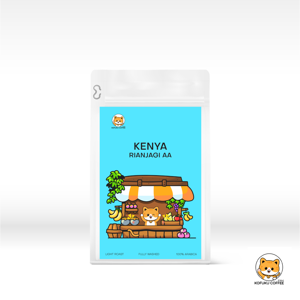 KOFUKU COFFEE เมล็ดกาแฟ Kenya Rianjagi AA Light Roast