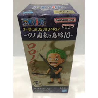 แมวทอง WCF One Piece Wanokuni Onigashima Vol.10 Zoro Lot.JP โมเดลวันพีช โซโล