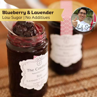 แยมบลูเบอร์รี่ผสมลาเวนเดอร์ Bleu (Blueberry &amp; Lavender) 125 กรัม - The Confiture