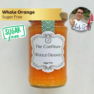 [สูตรไม่มีน้ำตาล] แยมส้มนาเวล Whole Orange 125 กรัม - The Confiture
