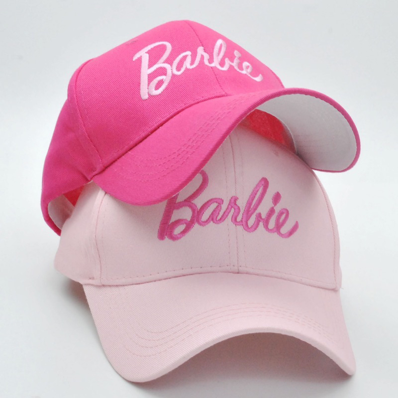 ( พร้อมส่ง รูปถ่ายจากสินค้าจริง ) หมวกบาสเก็ตบอล หมวกบาบี้ barbie ลายปัก สินค้าคุณภาพ