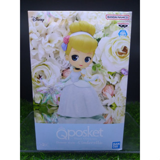 (ของแท้) ซินเดอเรลล่า เจ้าหญิง ดิสนีย์ Q Posket Disney Characters Flower Style - Cinderella Ver.B