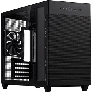 เคสคอมพิวเตอร์ ASUS Prime AP201 Tempered Glass MicroATX Case BLACK