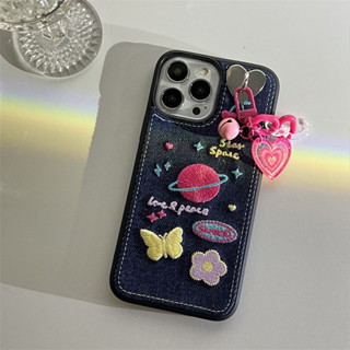 สินค้าพร้อมส่ง ⭐️ เคสโทรศัพท์ เคส เคสมือถือ เคส TPU งานปักดาวผีเสื้อ TPU-R1831