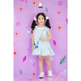 ชุดเดรสเด็ก Miffy สีชมพู ไซส์ 5Y ลูกสาวใส่ 2 ครั้ง สภาพสวยงาม มิฟฟี่ แบรนด์ fourPHouse Chalom