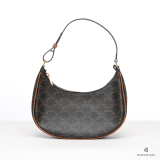 CELINE AVA MEDIUM BROWN CANVAS GHW