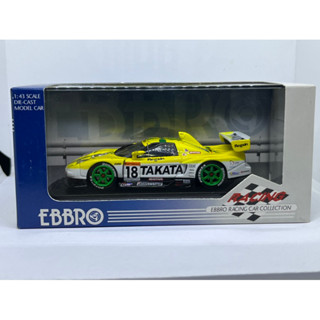 พร้อมส่งจากไทย 1/43 EBBRO TAKATA DOME Honda NSX no.18 limited1,800คันบนโลก นำเข้าJapan