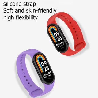 สายนาฬิกาซิลิโคนสำหรับ Xiaomi band 8/9 ติดตั้งง่ายสายนาฬิกาสำหรับ Mi band 8/9/10
