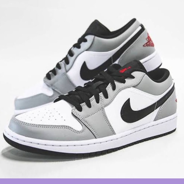 พร้อมส่ง ของแท้ รองเท้า Nike Air Jordan 1 Low Light Smoke Grey