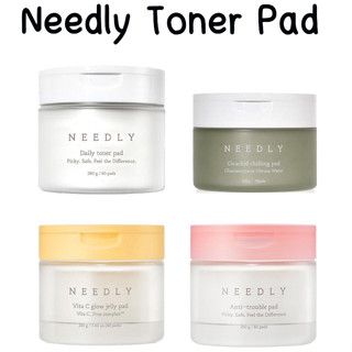 needly daily toner pad 60padsแผ่นเช็ดทำความสะอาดผิวหน้าแบบอ่อนโยน60แผ่น/มี4ตัวเลือราคา/1ชิ้น