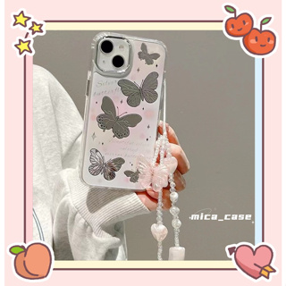 🐱‍🐉จัดส่งภายใน 24 ชม🌹 เคสไอโฟน 11 12 13 14 Pro Max ผีเสื้อ พื้นผิวกระจก แฟชั่น ความนิยม Case for iPhone ผลิตภัณฑ์ร้อน