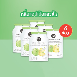 ขนมเยลลี่ รสแอปเปิล &amp; ส้ม หอมอร่อย เจลลี่บุก 0 แคล มีแพ๊ค3ซองและ6ซอง SUNSU (สินค้านี้ไม่สามารถสั่งรวมกับสินค้าอื่นได้)