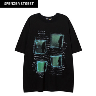 Spenzer.street | 🖤 Kirin loth โอเวอร์ไซส์ เสื้อผ้าสตรีท เกาหลี y2k แฟชั่น ผ้ากีฬา ทราวิส 2pac ฮิต 2023 มาใหม่