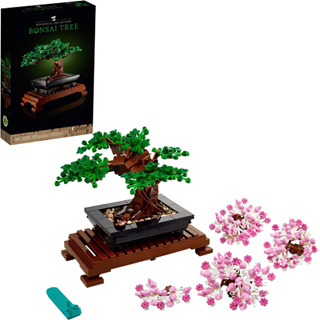 ⚡ส่งภายใน48ชม⚡Bonsai Tree building block model gift assembly toy-