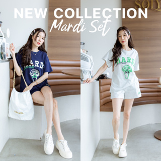 Mardi Set (เซทเสื้อ+กางเกงขาสั้น #A563)