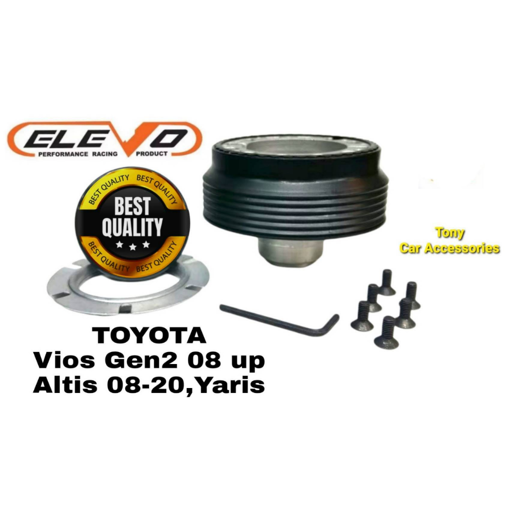 คอบาง T-14 คอพวงมาลัยแต่ง สำหรับรถรุ่น VIOS ปี 07 ขึ้นไป, ALTIS, YARIS ใช้ได้ทั้งรุ่นมีและไม่มี Airbag (ถุงลมนิรภัย)