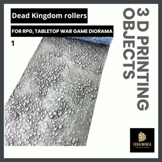 Miniature Dead Kingdom textured roller สำหรับทำ terrain war games, trpg, warhammer