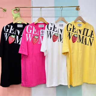 เสื้อยืดโอเวอร์ไซส์ ลาย Gentle Woman 🍓