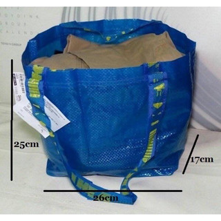 ✅[พร้อมส่ง] IKEA - ถุงช้อปปิ้งน้ำเงิน IKEA SIZE S ถุงอิเกีย ถุงช้อปปิ้ง Shopping bag ถุงหูหิ้วอิเกีย ถุงลดโลกร้อน