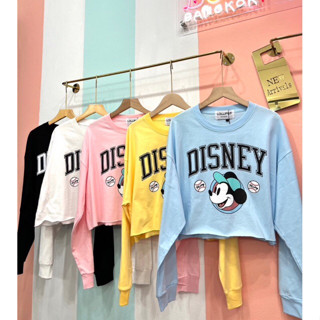 เสื้อครอปแขนยาว ลาย Disney