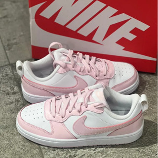 Nike Court Borough 2 GS pink ของแท้ 100%