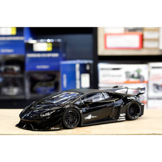 รถโมเดลจาก Auto Art 79129 LIBERTY WALK LB SILHOUETTE WORKS HURACAN GT (BLACK)