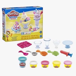 Play-Doh Kitchen Creations Ice Cream Scoops n Sundaes Set