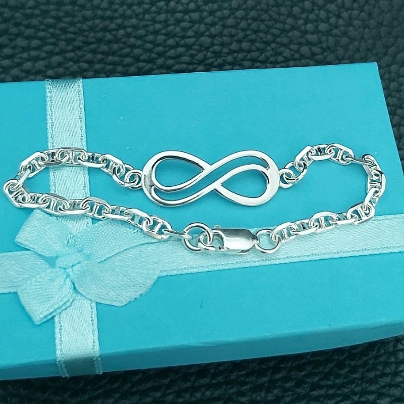 สร้อยข้อมืออินฟินิตี้ สร้อยข้อมือ  Infinity สร้อยข้อมือเงินแท้ อินฟินิตี้ สร้อยข้อมือเงินแท้ Infinit