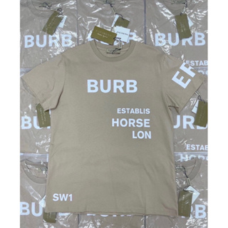 BURB T-shirt ✨ เสื้อยืดแขนสั้นพิมพ์ลายอักษรแบรนด์ ลายน่ารักก คอลใหม่รุ่นนี้กำลังฮิตมากๆ