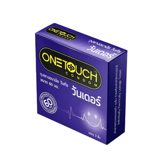 Onetouch ถุงยางอนามัย วันทัช วันเดอร์ ขนาด 60 มม. x 6 กล่อง