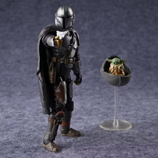 Star Wars The Mandalorian The Black Series DIN DJARIN &amp; THE CHILD Grogu 1/12 Action Figure 15 cm