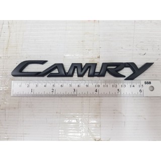 Logo camry สีดำ งานเหล็ก ขนาด 17.5cm