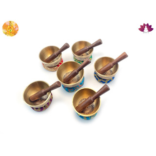 ขันทำสมาธิทิเบต 2ขนาด (1ชุดมีขัน ไม้ หมอนรอง) Singing Bowl