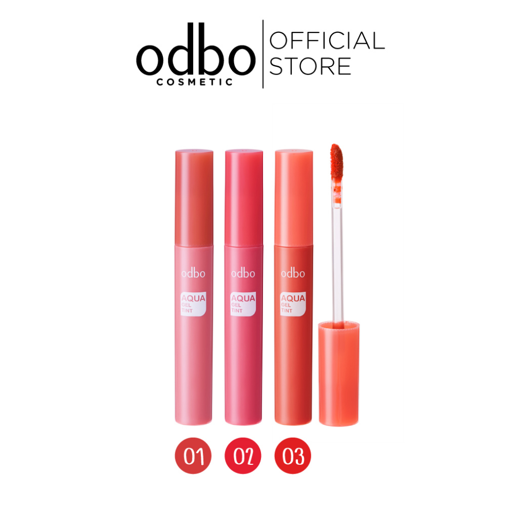 ODBO AQUA GEL TINT OD596 #ทิ้นท์เจล ติดทน กันน้ำ กันน้ำมัน ชุ่มชื้น