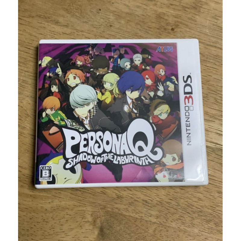 ตลับแท้ Nintendo 3DS : Persona Q: Shadow of the Labyrinth มือสอง โซนญี่ปุ่น (JP)