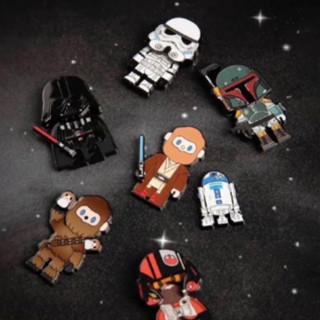 Finding Unicorn F.UN Farmer Bob Star Wars Magnetic Pins and Badges