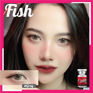 คอนแทคเลนส์ Lovely รุ่น Fish Gray (สีเทา)