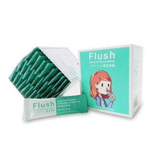 Flush Nasal and Sinus Wash เกลือ สำหรับล้างจมูก(2.25g x 30 ซอง)