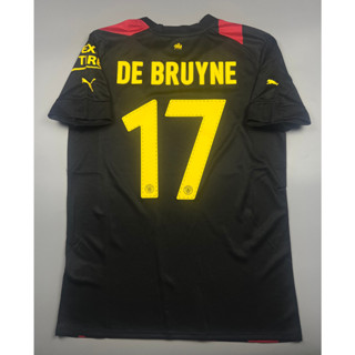 SALE !!! เสื้อบอล AAA 2023-24 แมนซิตี้ เยือน 17 DEBRUYNE (UCL)  Man City Away  Cecat