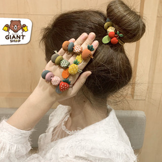 GIANTSHOP ยางรัดผม ที่คาดผมเครื่องประดับเกาหลี รุ่นผลไม้ (F-618)