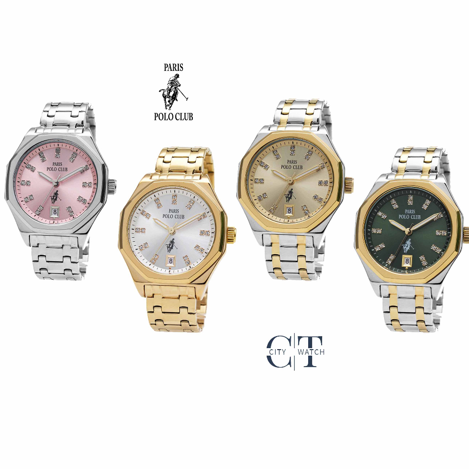 Paris Polo Club PPC-230210 นาฬิกาข้อมือผู้หญิง รหัสสินค้า PPC-230210