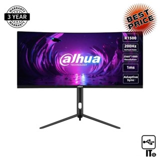 Monitor 30 DAHUA LM30-E330C (VA, HDMI, DP) CURVE 200Hz ประกัน 3Y จอคอม จอมอนิเตอร์