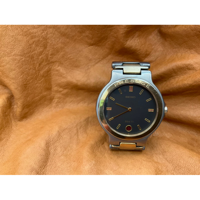 นาฬิกา Seiko Presage Titanium  994TI ของแท้มือสอง ราคา 2900 บาท