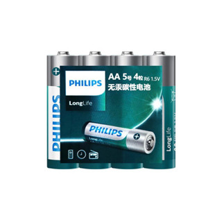 Philips long life ถ่านขนาด AA 1.5V แพค4ก้อน